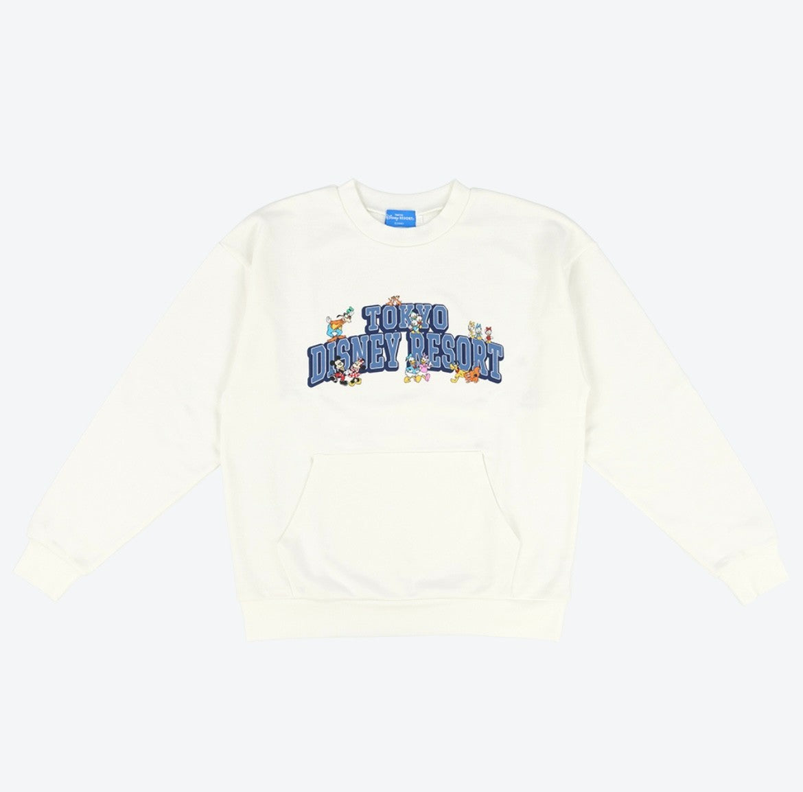 Japan Tokyo Disney Resort Mickey Mouse and Friends Sweatshirt Unisex White 2025