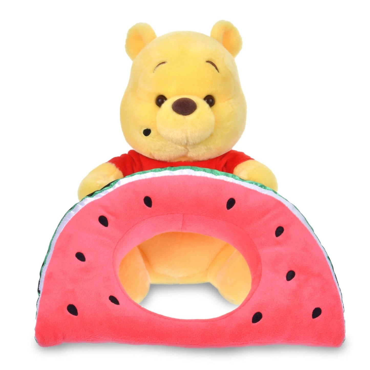 Japan Tokyo Disney Store Winnie the Pooh Plush Toy "I Love Watermelon"