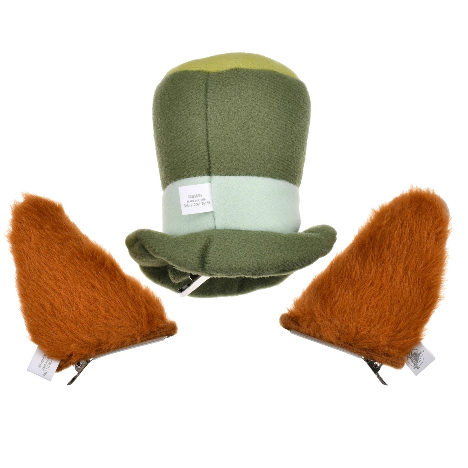 Japan Tokyo Disney Store Honest John Hair Clip Set Costume Accessories Pinocchio