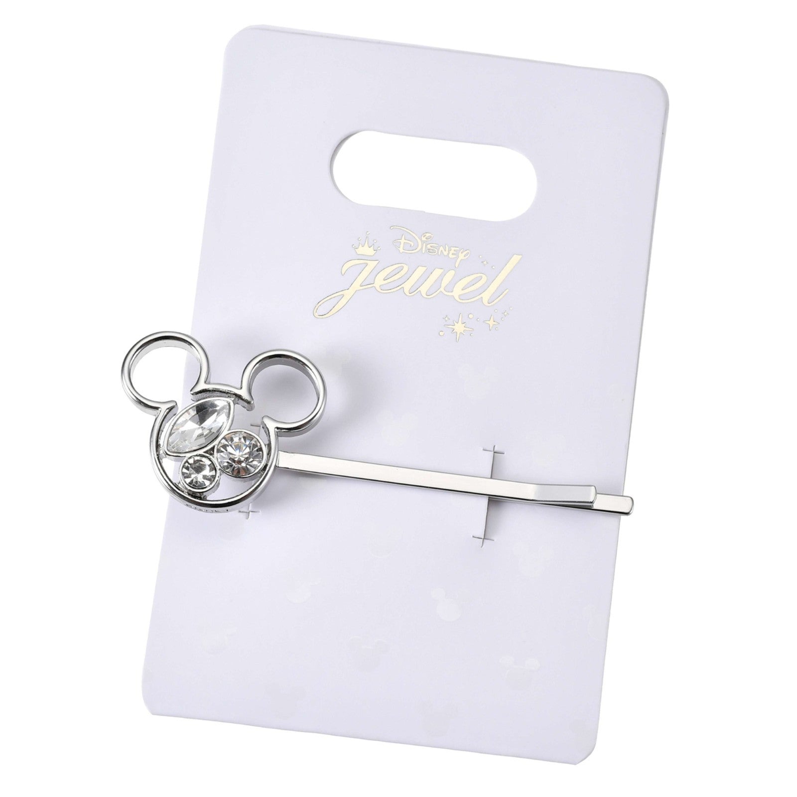 Japan Tokyo Disney Store Mickey Mouse Hairpin Stone Icon