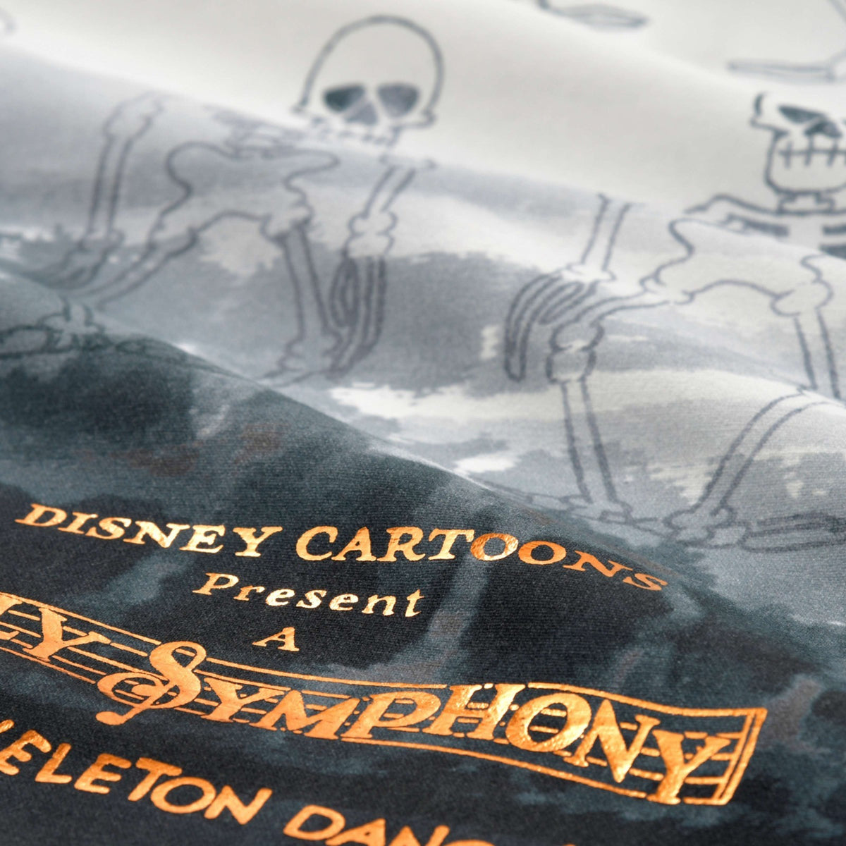 Japan Tokyo Disney Store Dancing Kitchen Towel The Skeleton Dance Haunted House