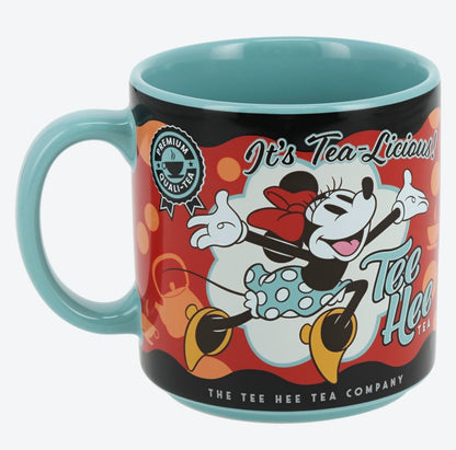 Japan Tokyo Disney Resort Minnie Mouse Cafe Time Mug Blue Limited 2025