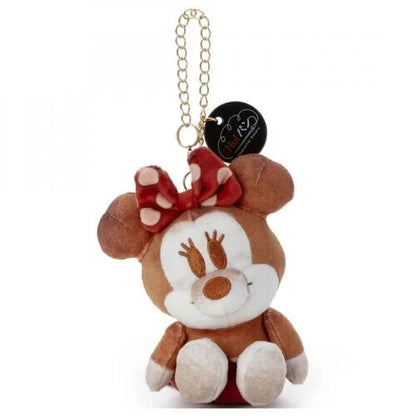 Japan Disney Takara Tommy Nui Pan Brett Plush Toy Keychain Minnie