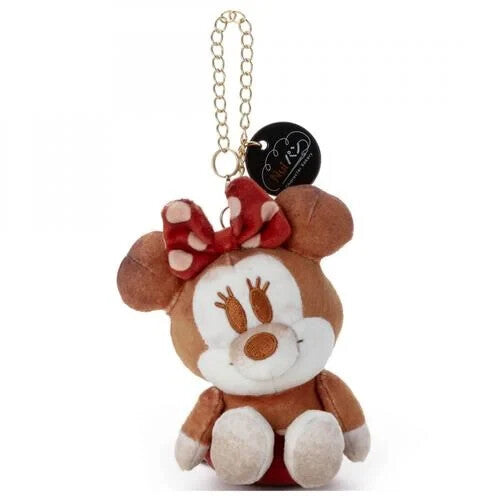 Japan Disney Takara Tommy Nui Pan Brett Plush Toy Keychain Minnie