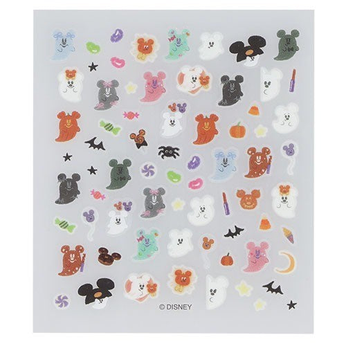 Japan Tokyo Disney Resort Pumpkin lantern Ghost Nail Sticker Set Halloween 2026