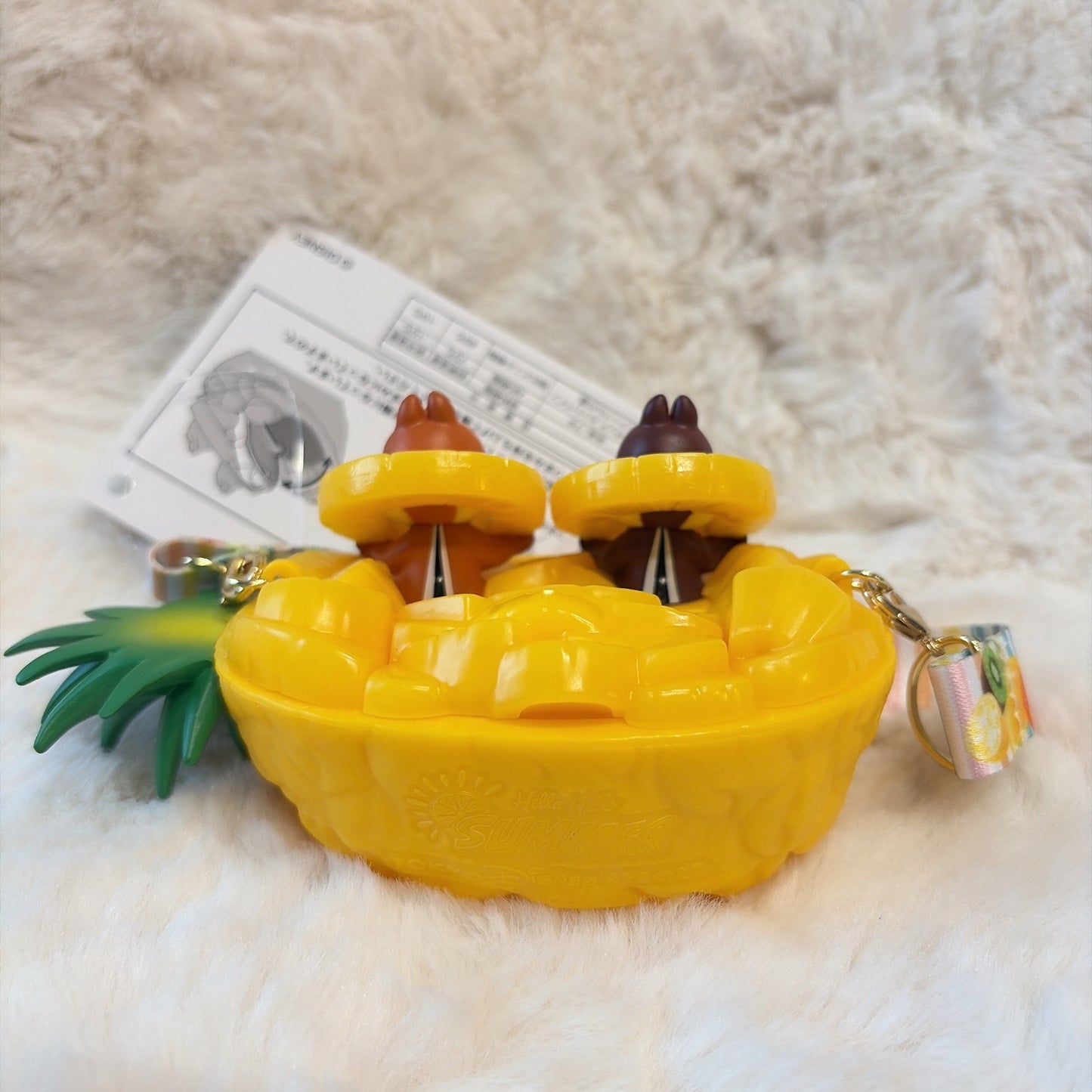Japan Tokyo Disney Resort Chip & Dale SUMMER 2026 Mini snack case Pineapple