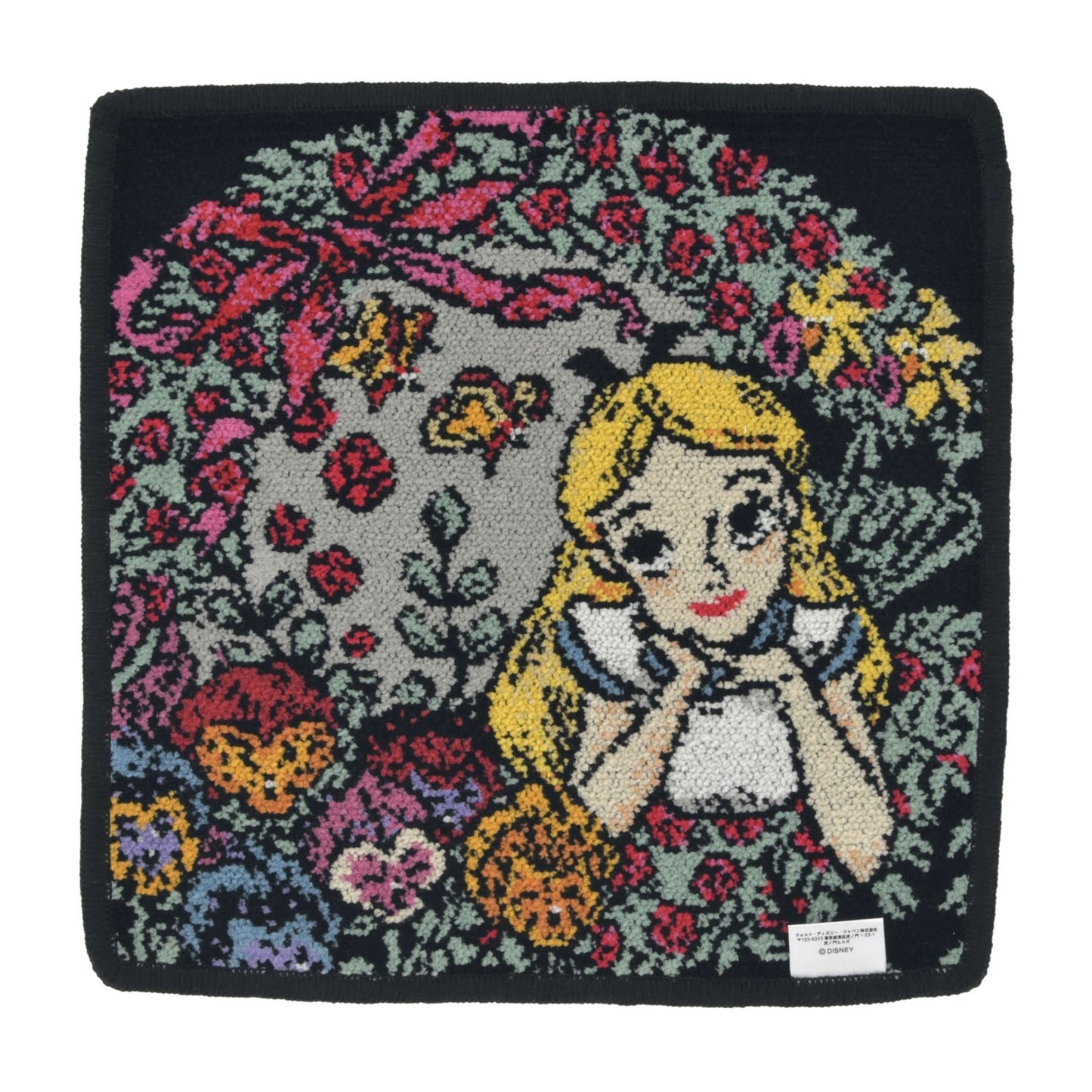 Japan Tokyo Disney Store Alice Mini Towel ALICE IN WONDERLAND 75TH ANNIVERSARY