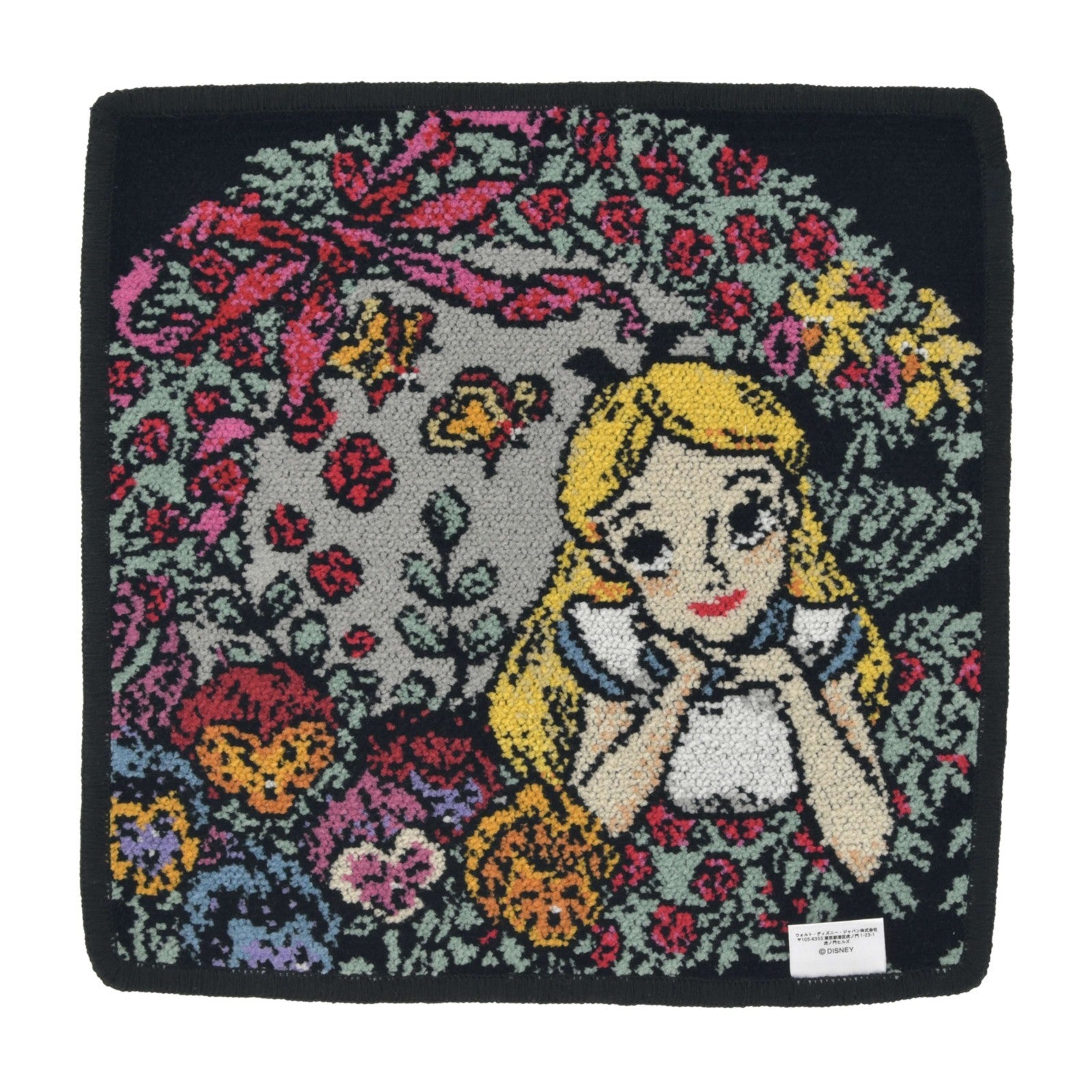 Japan Tokyo Disney Store Alice Mini Towel ALICE IN WONDERLAND 75TH ANNIVERSARY