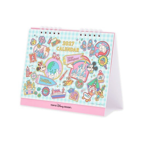 Japan Tokyo Disney Resort Mickey Mouse Desk Calendar featuring Park's Icon 2027