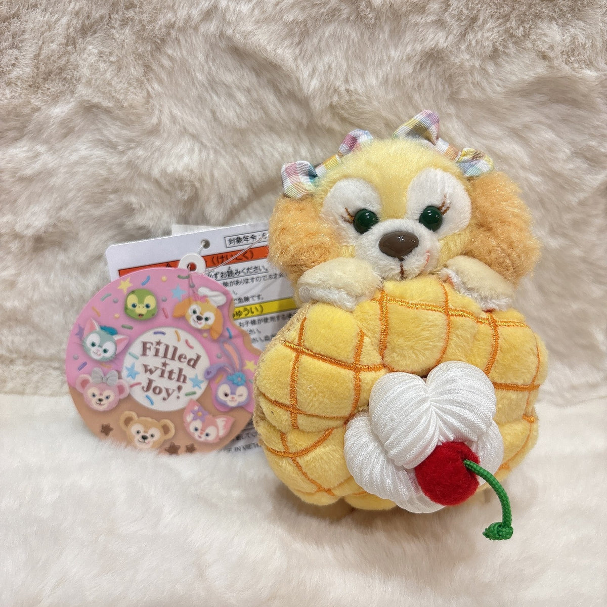 Japan Tokyo Disney Resort Cookie Ann Plush Toy Badge Donut Duffy 20th 2025
