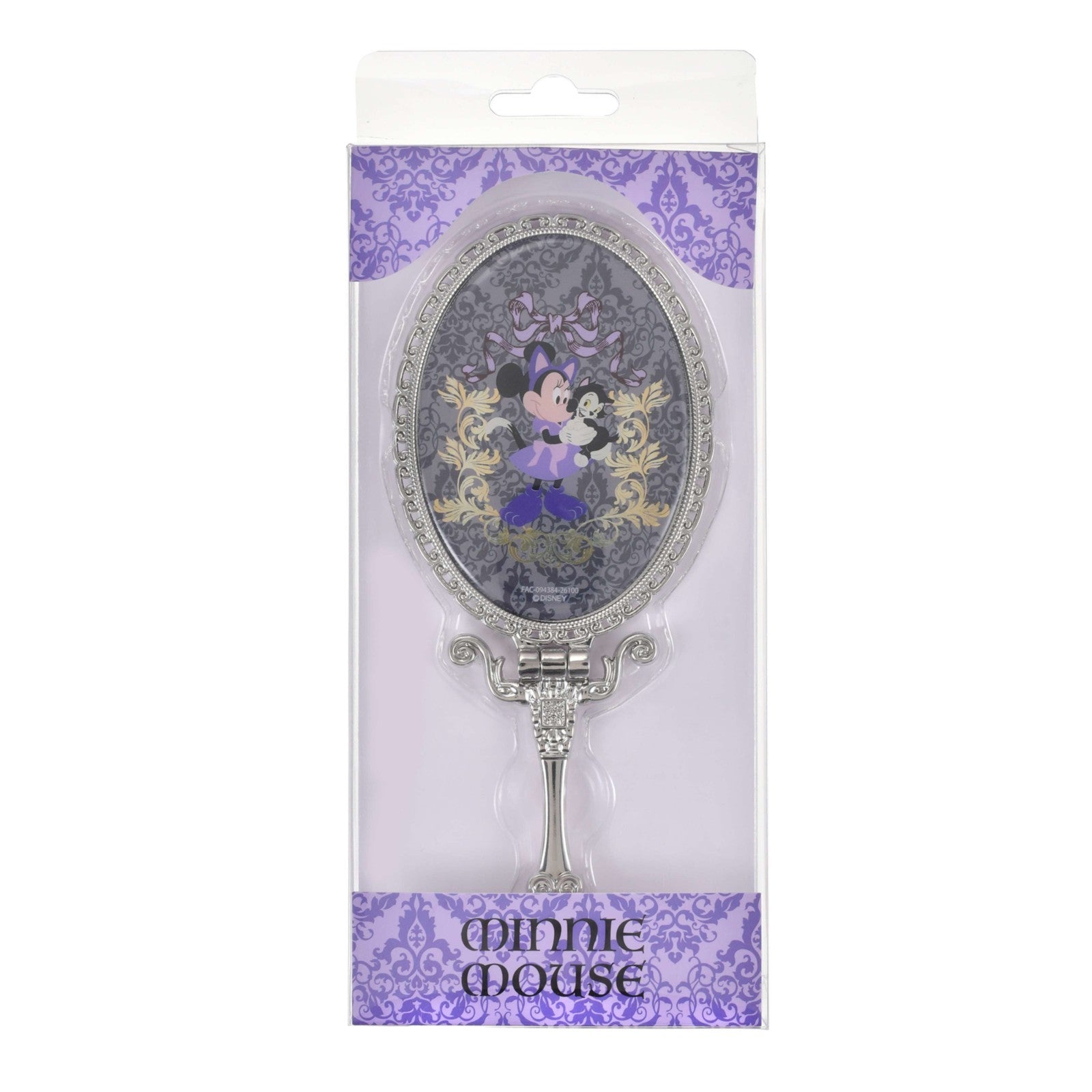 Japan Tokyo Disney Store Minnie Hand Mirror Tabletop CAT MINNIE AND FIGARO