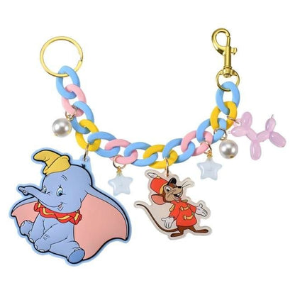 Japan Tokyo Disney Store Dumbo & Timothy Keychain Jingling Colorful Keychain Fes