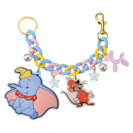 Japan Tokyo Disney Store Dumbo & Timothy Keychain Jingling Colorful Keychain Fes