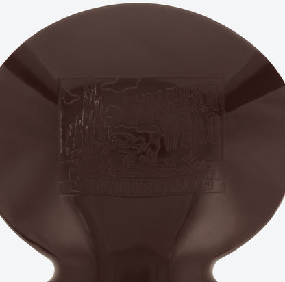 Japan Tokyo Disney Resort Mickey Face Western Melamine Plate 2025 Brown