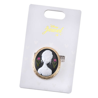 Japan Tokyo Disney Store Anna Brooch Cameo Style Frozen