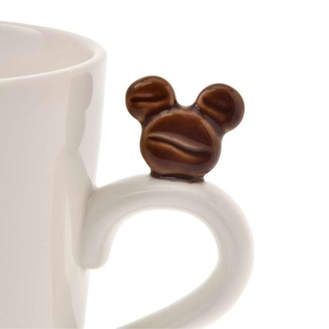 Japan Tokyo Disney Store Mickey & Minnie Mug "Life with Cafe"
