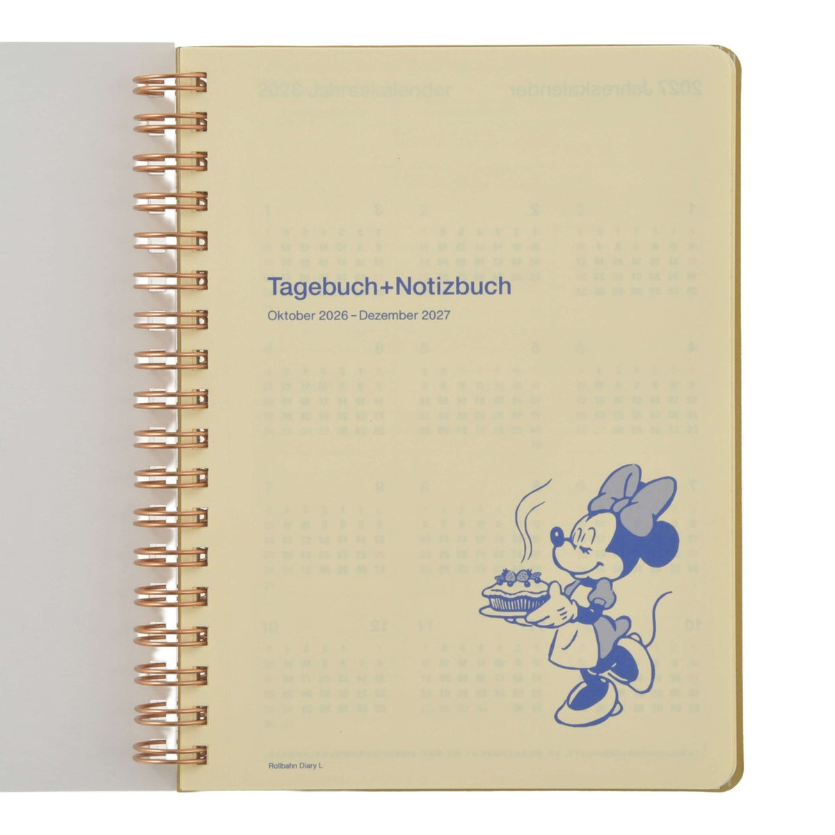Japan Tokyo Disney Store Minnie & Friends Delfonics Rollbahn Diary L 2027
