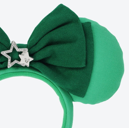 Japan Tokyo Disney Resort Ears HeadBand Hat Minnie Mouse Green
