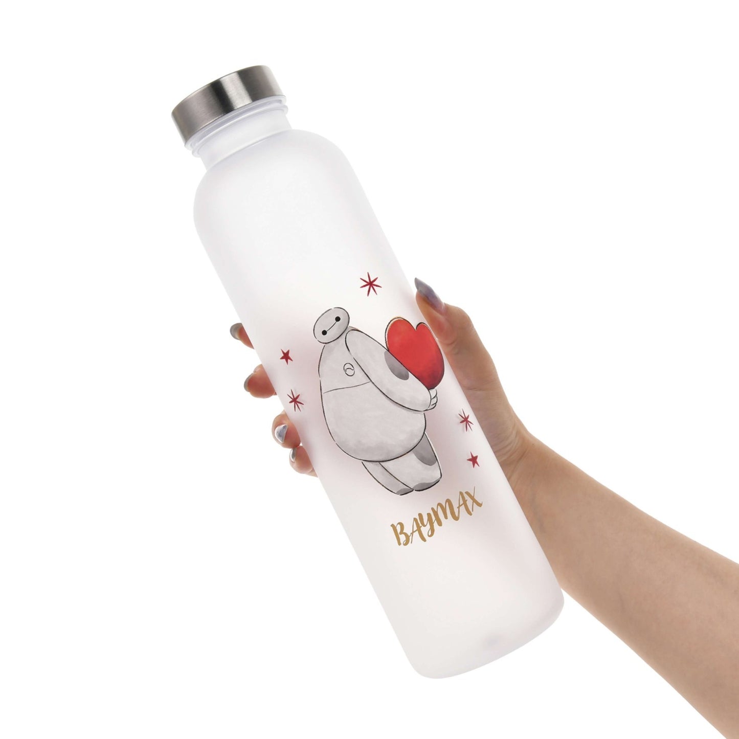 Japan Tokyo Disney Store Baymax Water Bottle 1L Frosted Holiday Gift Drinkware