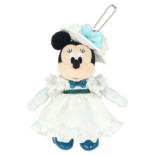 Japan Tokyo Disney Resort Minnie Mouse Plush Toy Badge Sea 25th