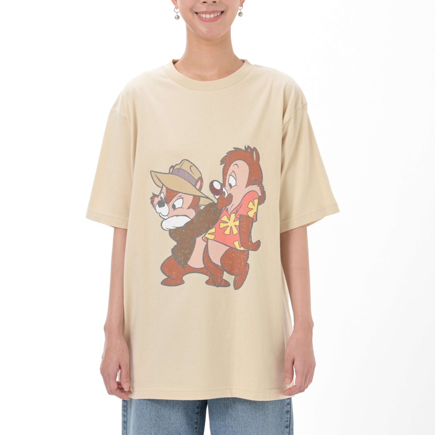 Japan Tokyo Disney Store Chip & Dale Short-Sleeve T-Shirt: Collection