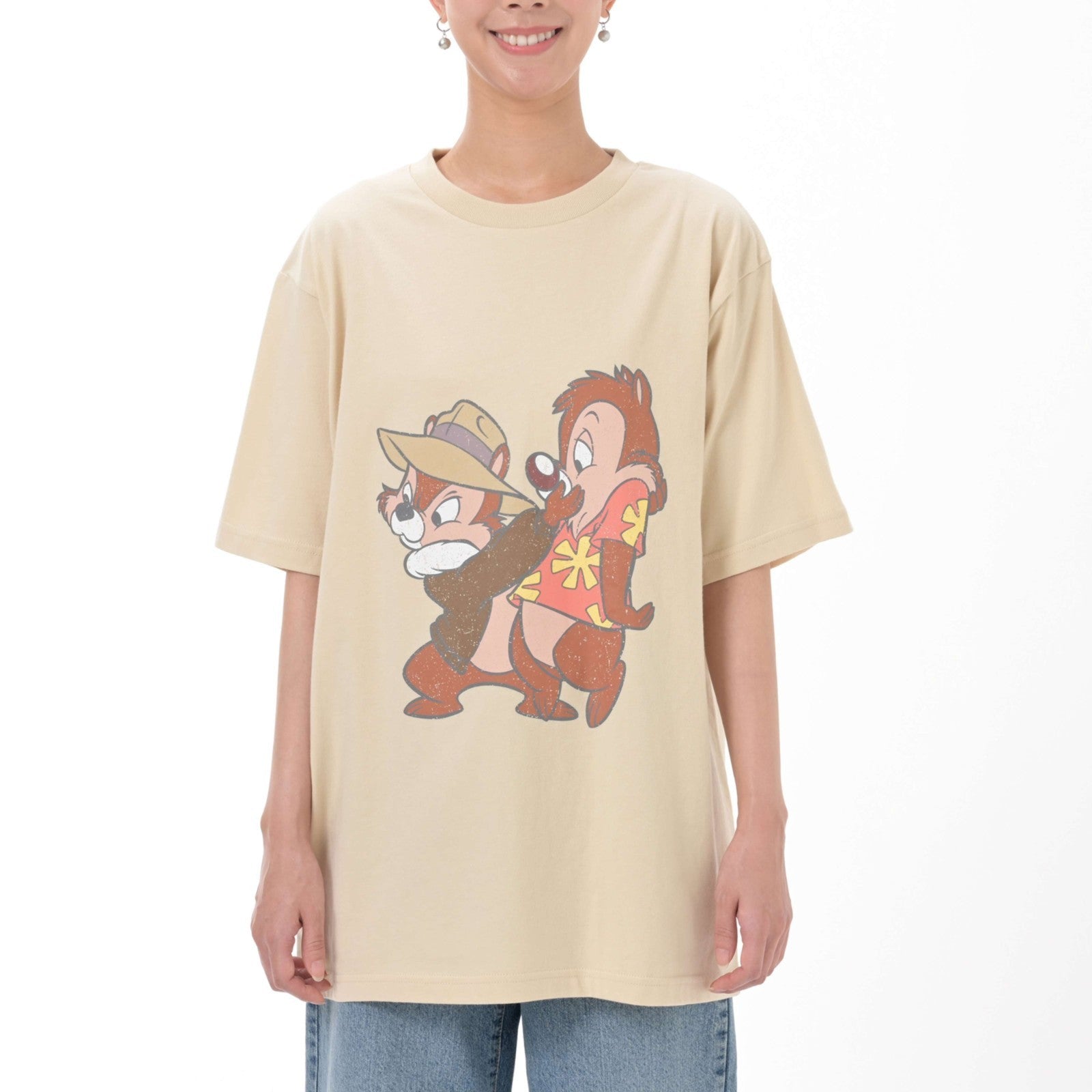 Japan Tokyo Disney Store Chip & Dale Short-Sleeve T-Shirt: Collection