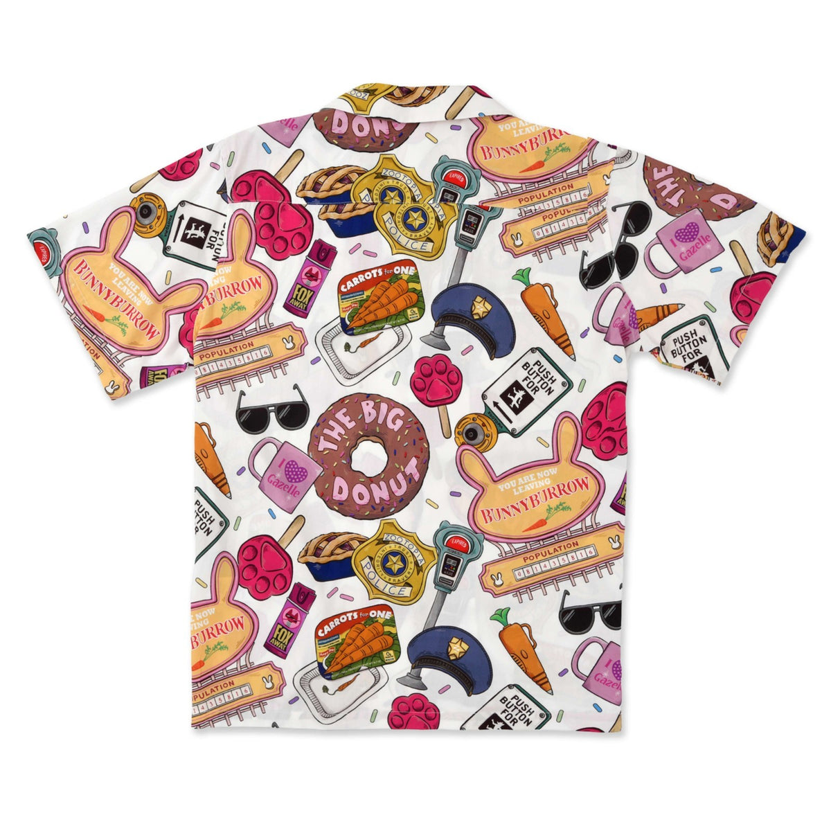 Japan Tokyo Disney Store Zootopia Short-Sleeve Shirt Props SUMMER COLLECTION