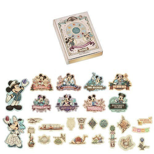 Japan Tokyo Disney Resort Mickey Mouse Sticker Set Sea 25th