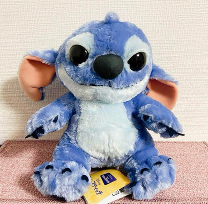 Japan Disney Lilo & Stitch Live Action Plush Toy L Size Fluffy SEGA Prize