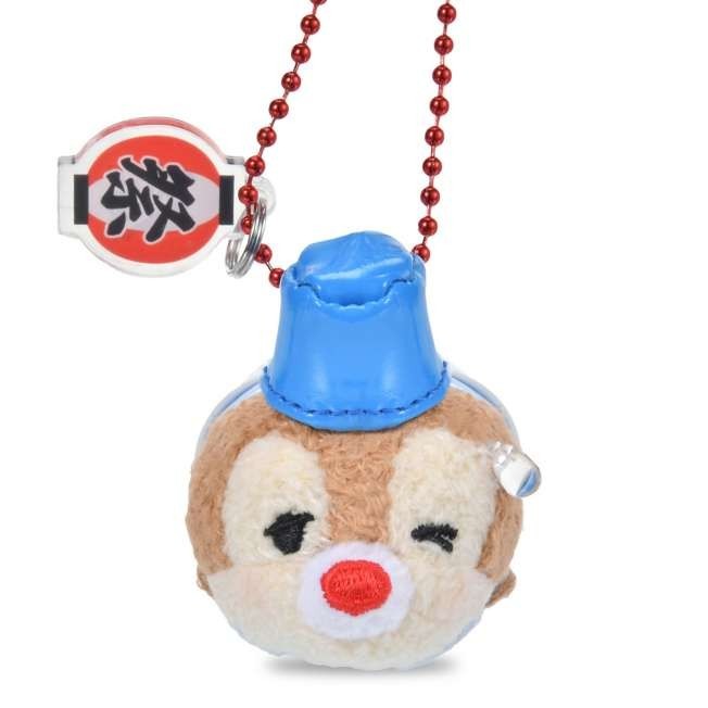 Japan Tokyo Disney Store Chip and Dale Tsum Tsum Keychain Japanese Matsuri Food