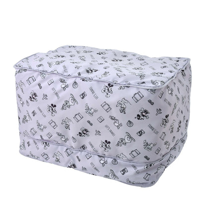 Japan Tokyo Disney Store Mickey Clothes Compression Storage Pouch L Purple