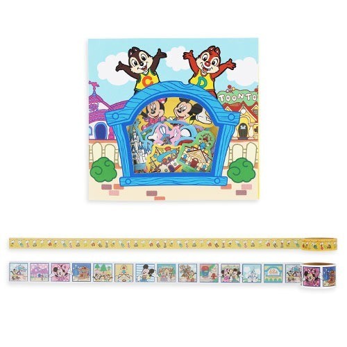 Japan Tokyo Disney Resort 43rd Anniversary Opening Stickers and Masking Tape