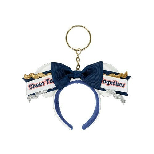 Japan Tokyo Disney Resort Minnie Key Chain Headband Cheer Together