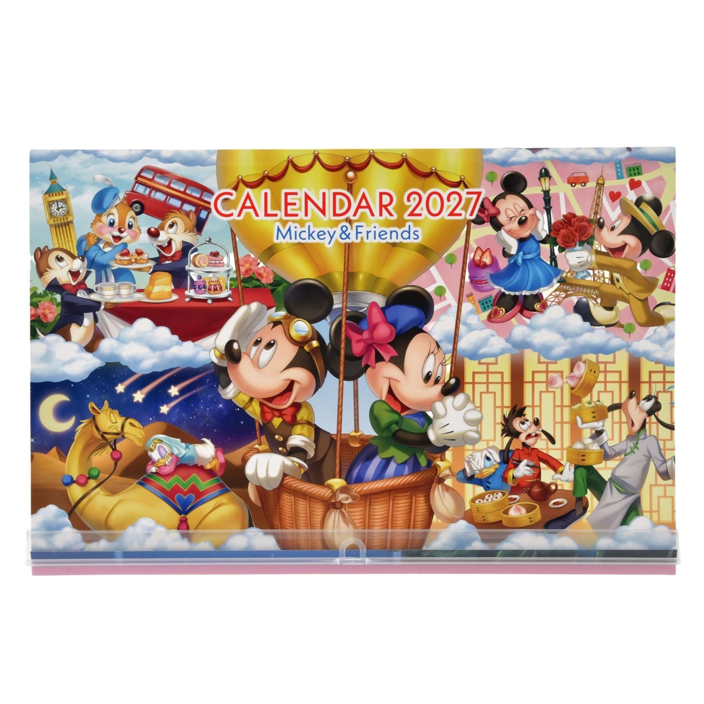 Japan Tokyo Disney Store Mickey & Friends Wall Calendar & Organizer 2027