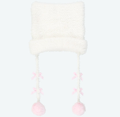 Japan Tokyo Disney Resort Ears Fluffy Winter Cap Hat The Aristocats Marie