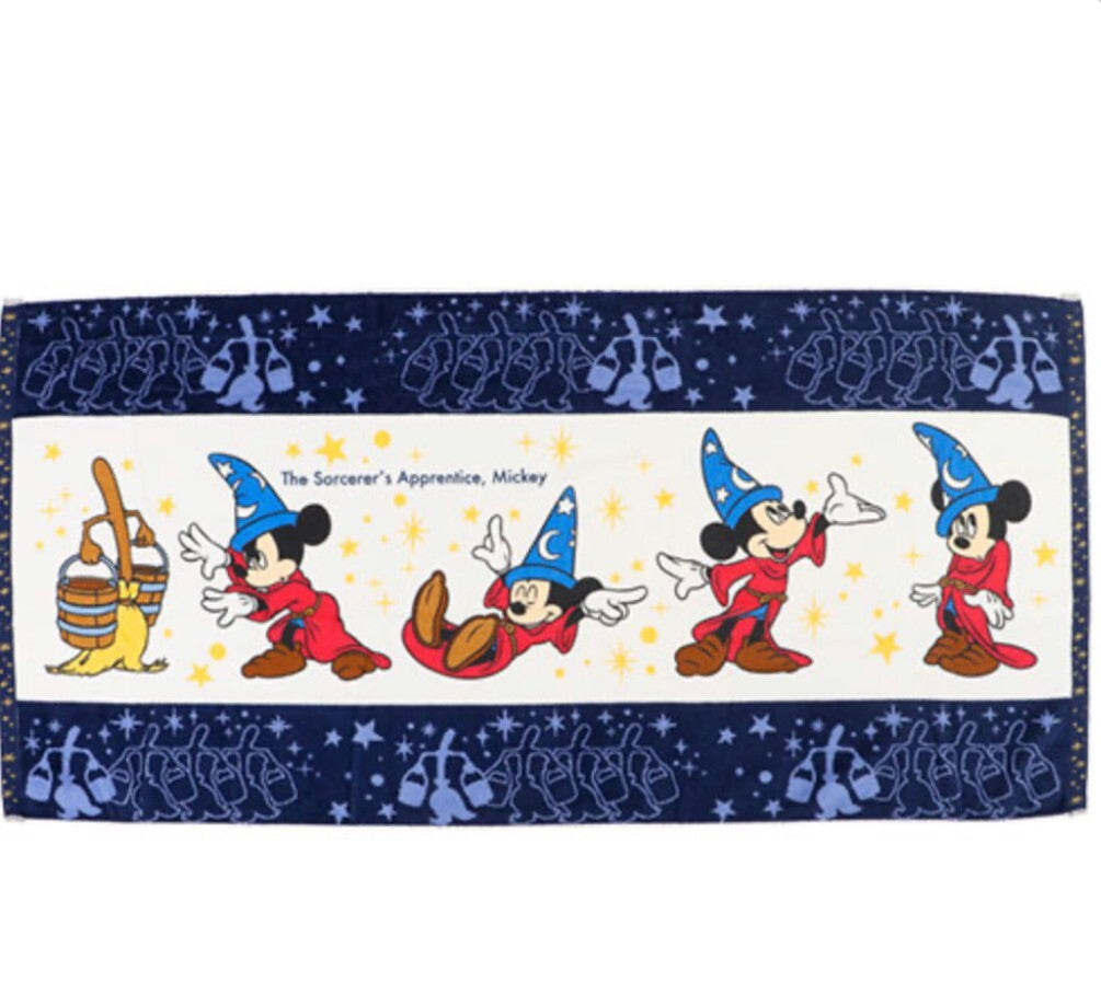 Japan Tokyo Disney Resort Mickey FANTASIA 2023 Limited Bath Towel Big