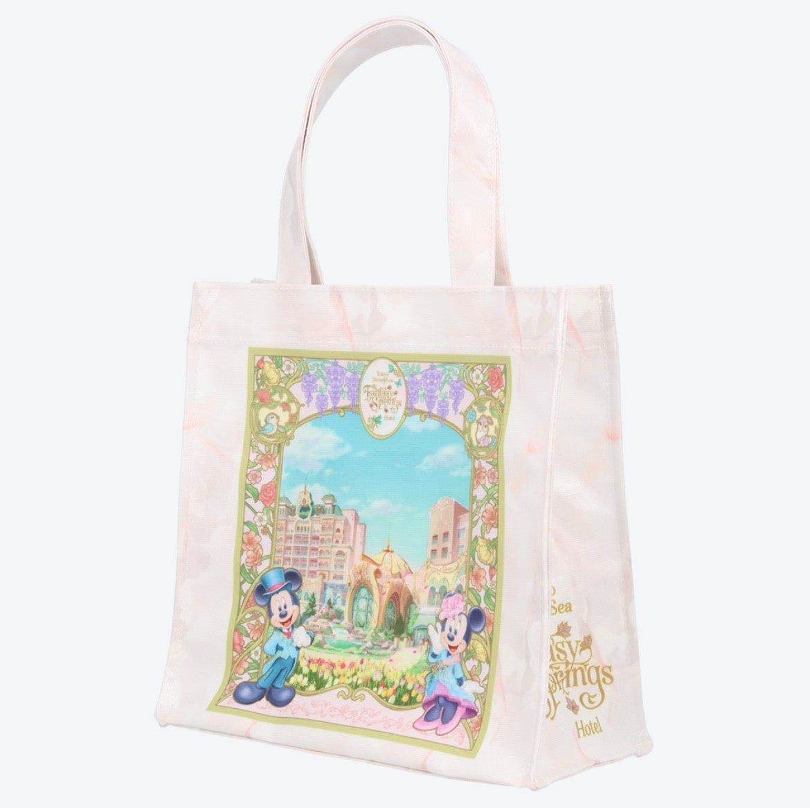 Japan Tokyo Disney Resort DisneySea Fantasy Springs Hotel Mickey Minnie Tote Bag