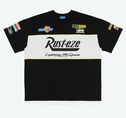 Japan Tokyo Disney Resort Cars T-shirt Black oversize