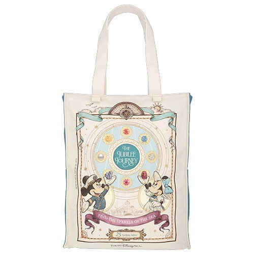 Japan Tokyo Disney Resort Mickey Minnie Tote Bag Sea 25th