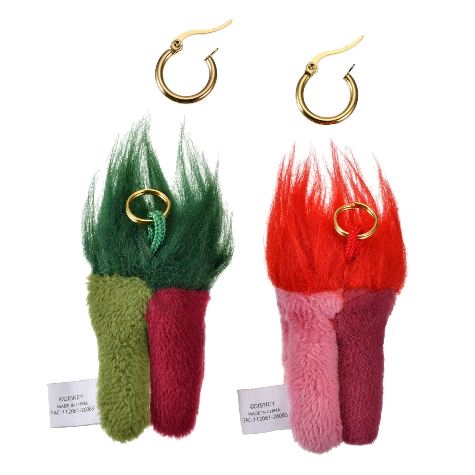 Japan Tokyo Disney Store Momeraths Hoop Earrings Asymmetry ALICE 75TH