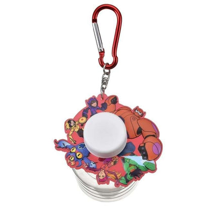 Japan Tokyo Disney Store Baymax Water Bottle Holder with Carabiner Key Chain Fes