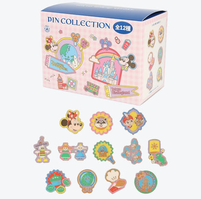 Japan Tokyo Disney Resort Pin Park Motif Collection Theme Lands Complete Box
