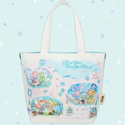 Japan Tokyo Disney Resort Find Your Beautiful Blue Tote Bag Duffy