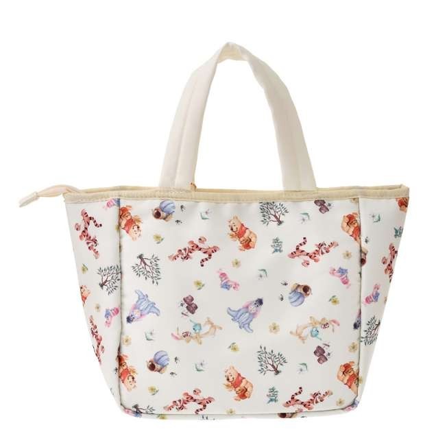 Japan Tokyo Disney Store Pooh Insulated Bag Charm Splendid Colors Cool Tote