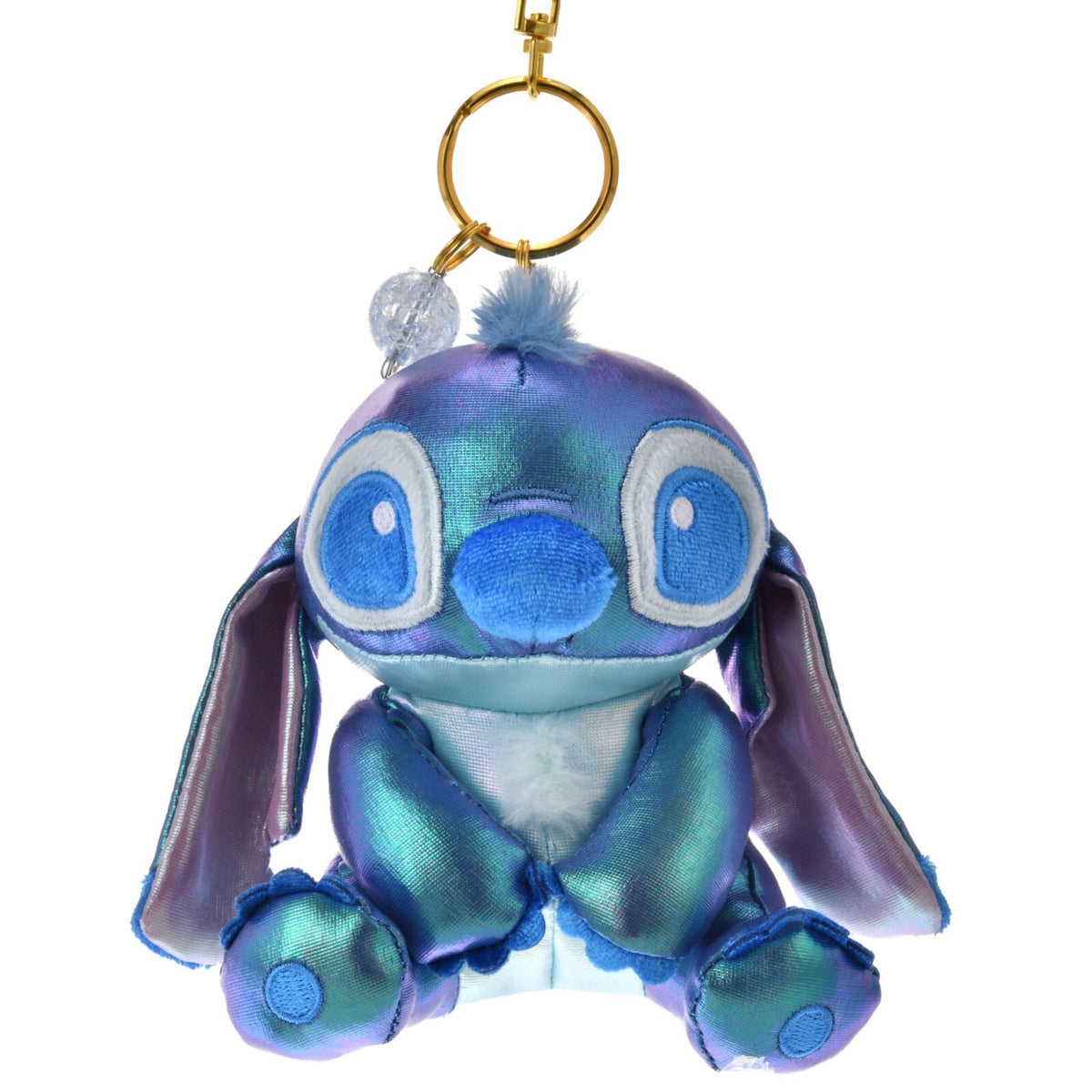 '+Japan Tokyo Disney Store Stitch Plush Toy Keychain Aurora 2025 Shine