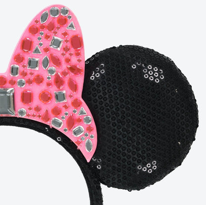 Japan Tokyo Disney Resort Minnie Mouse Free Pink Headband Ears Cap Limited 2026
