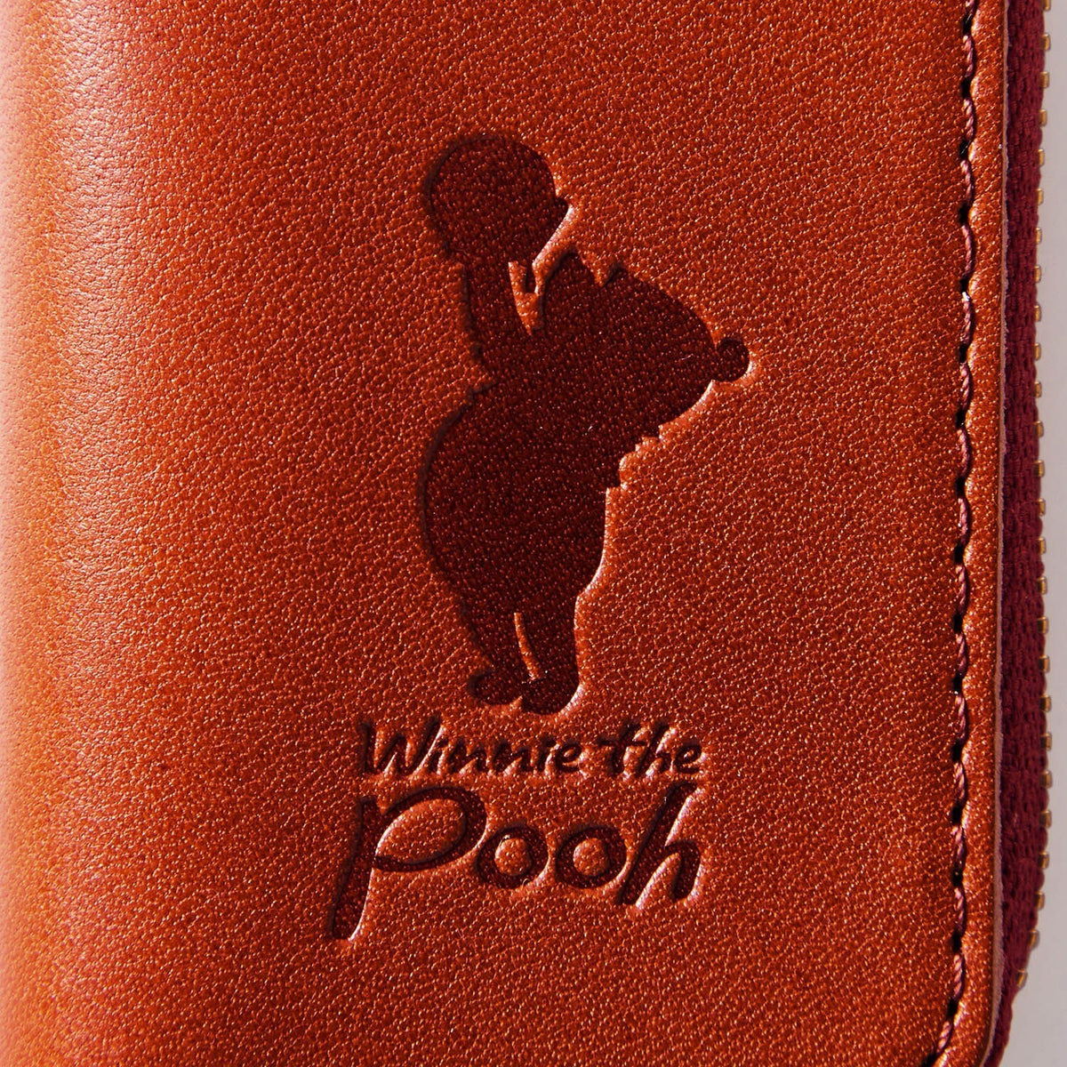 Japan Disney Fantasy Shop Bellemaison Pooh Tochigi Leather Cowhide Key Case
