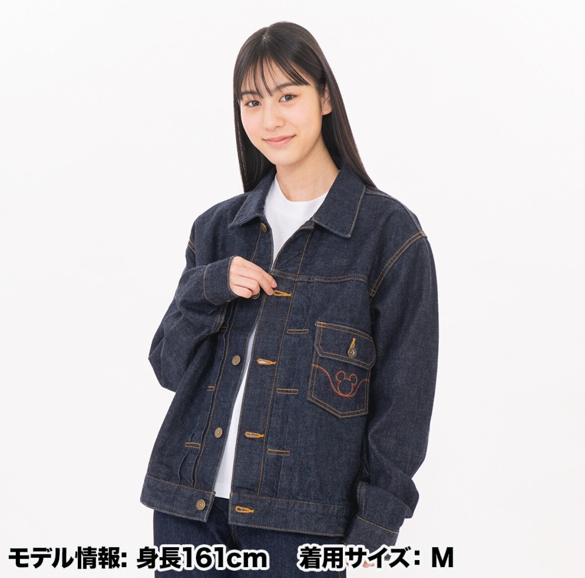 Japan Tokyo Disney Resort Mickey  Blouson Jacket Coat Denim jacket Western