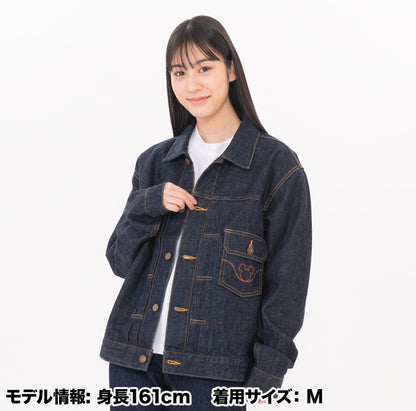 Japan Tokyo Disney Resort Mickey  Blouson Jacket Coat Denim jacket Western