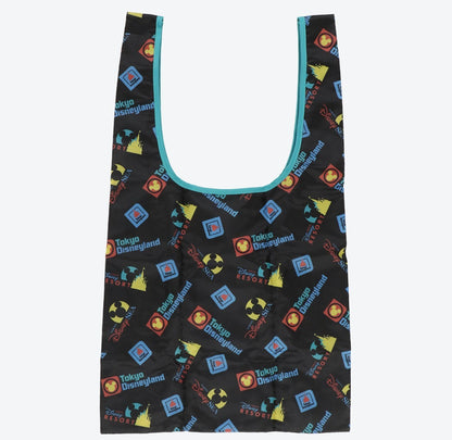 Japan Tokyo Disney Resort Store Mickey Sea Land Black 2023 limited Eco bag